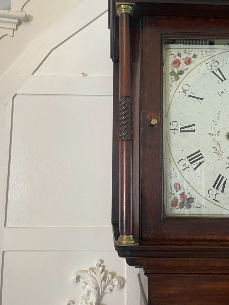 Antique George III Oak Eight Day Longcase Clock - Image 6